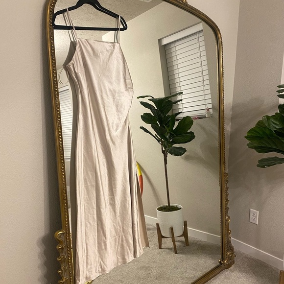 Special Treatment Champagne Maxi Dress - Picture 8 of 10